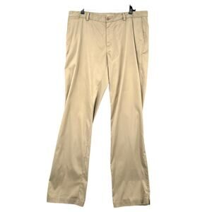 Nike Golf Tour Performance Beige Zip Fly Button Closure‎ Classic Pants 38 x 34